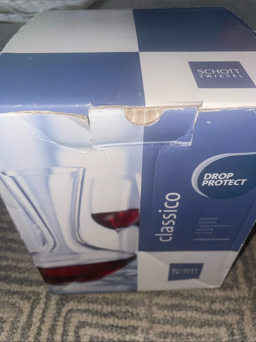 Schott Zwiesel Traditional handmade Classico Decanter (new but box looks snagged